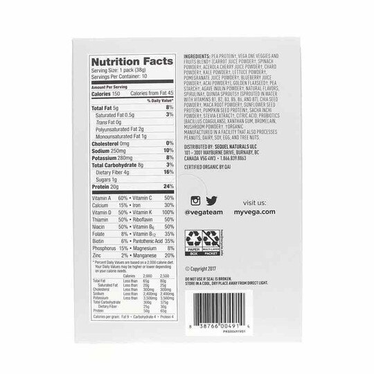 Vega One All-In-One Shake Organic, VGA